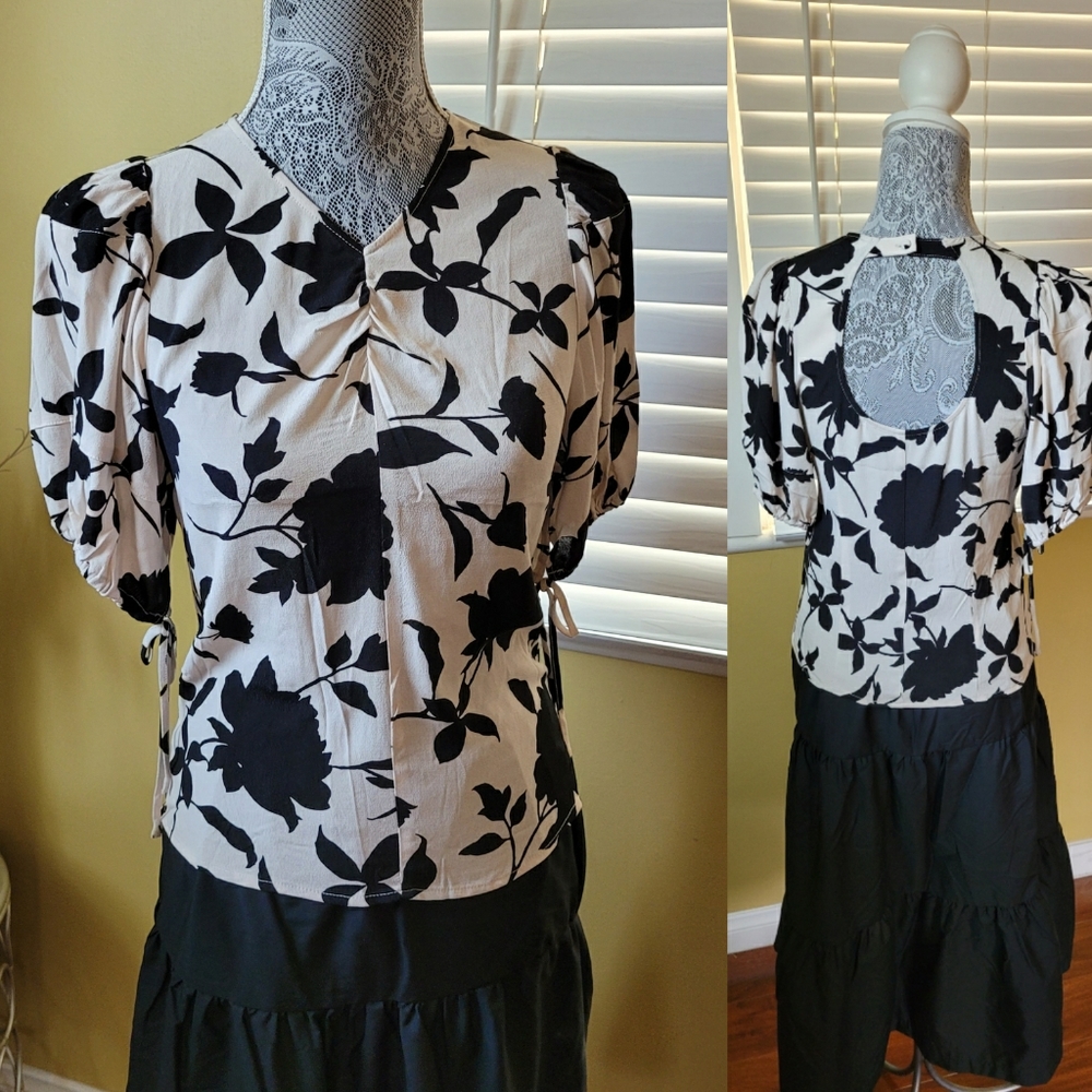 NWT H&M Puffed Sleeved Blouse